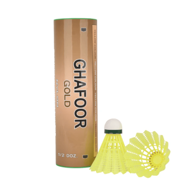 Badminton Shuttlecocks Plastic GS Gold (Pack)