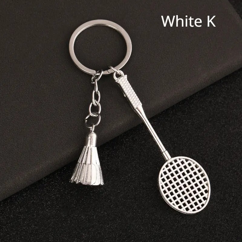 Badminton Key Chain